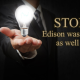 STOP – Edison was there as well!