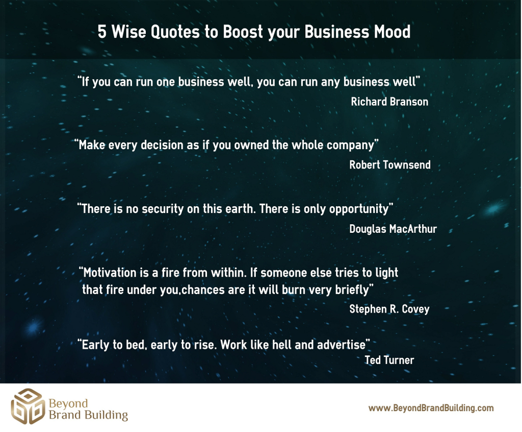 Richard Branson, Robert Townsend, Douglas MacArthur, Stephen R. Covey and Ted Turner 