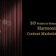 10 Points to Remember for a Harmonised Content Marketing Strategy